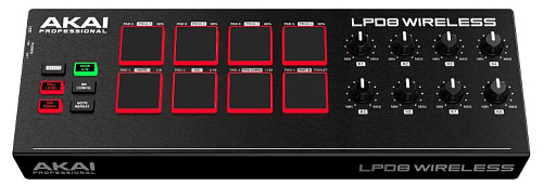 AKAI PRO LPD8 WIRELESS Портативный USB/MIDI-контроллер