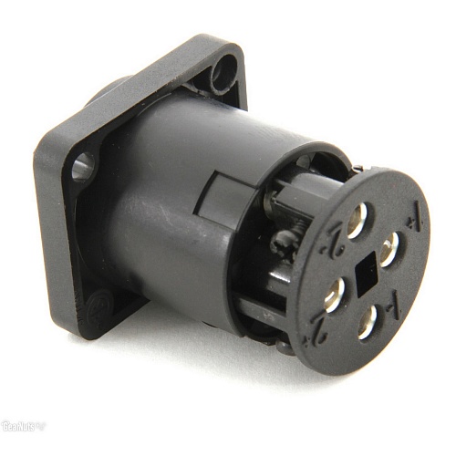 Neutrik NL4MP-ST Панельный разъём Speakon female 4-контактный