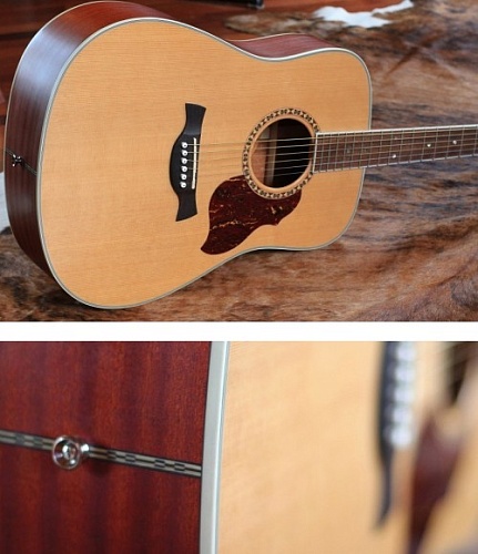 CRAFTER D-7/N Акустическая гитара шестиструнная с чехлом