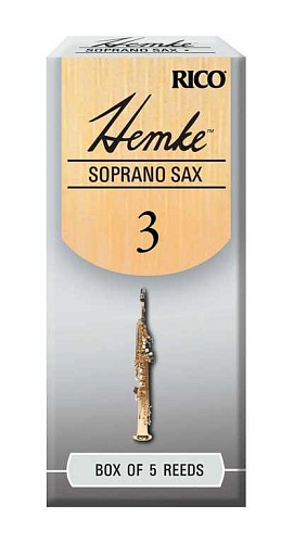 Rico RHKP5SSX300 Hemke Трости для саксофона сопрано, размер 3.0, 5шт