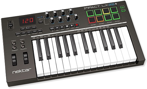 Nektar Impact LX 25+ USB MIDI-клавиатура, 25 клавиш