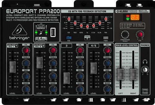 Behringer PPA200 Портативная система звукоусиления