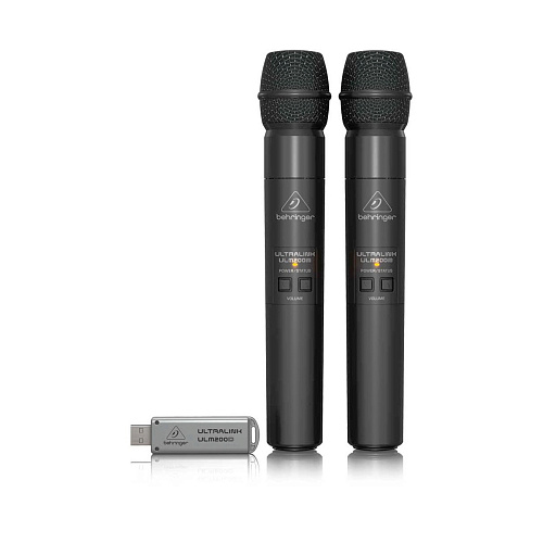 Behringer ULM202USB Радиосистема 2,4 ГГц, двойная с ручными передатчиками и USB-приёмником