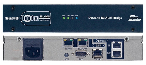 BSS BLU DAN Интерфейс Dante audio - BLU link