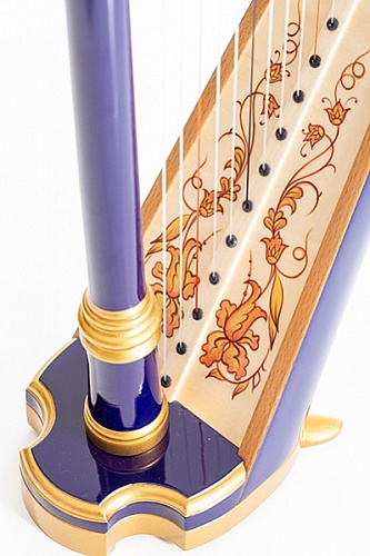 Resonance Harps MLH0012 Capris Арфа 21 струнная (A4-G1), цвет синий глянцевый