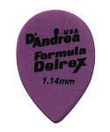Фото:D'Andrea RD358-114 Formula Delrex Медиаторы 72шт, маленькая капля, матовая поверхность. D`Anea