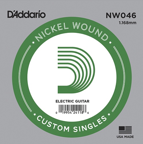 D'Addario NW046 Nickel Wound    , .046***