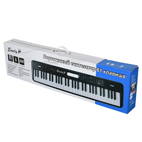 Emily Piano EK-7 PK Синтезатор 61 клавиша, цвет розовый