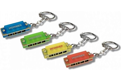 Hohner Mini Color Harp (M91301) Набор из 48 губных гармошек уменьшенных, 6 штук каждого цвета