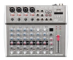 Фото:SVS Audiotechnik AM-8 DSP Микшерный пульт аналоговый, 8-канальный, 24 DSP эффекта, USB интерфейс