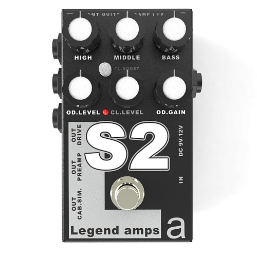 AMT electronics S-2 Legend Amps 2 Двухканальный гитарный предусилитель S2 (Soldano)