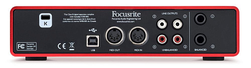 FOCUSRITE Scarlett 2i4 2nd Gen USB аудио интерфейс