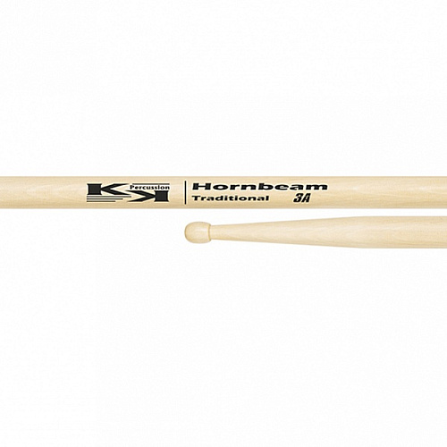 KK Percussion KKGN0C03A Hornbeam 3A Барабанные палочки, граб, деревянный наконечник