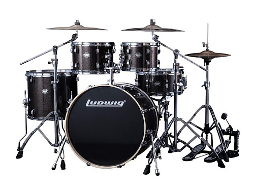 Ludwig LEE52205 Element Барабанная установка, черная, 2 коробки