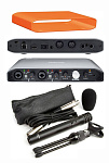 Фото:Tascam iXRTP Комплект: Audio/MIDI интерфейс iOS, MacOS, Windows, микрофон, кабель, подставка, чехол