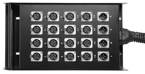 INLINE SBL721BOX Коммутационная панель с разъемами (16 XLR male, 8 XLR female, SBL150-M, SBL150-F)
