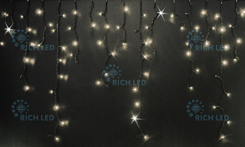 RICH LED RL-i3*0.9F-B/WW Светодиодная бахрома