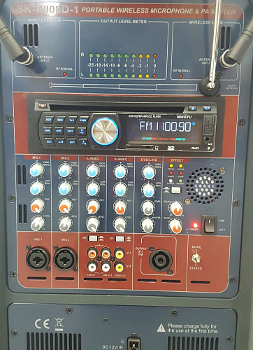Soundking WI08D-1 Комплект акустической системы, микшер, усилитель, микрофоны, 65 Вт