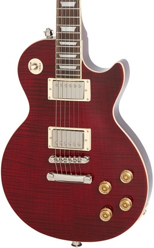 EPIPHONE Les Paul 'TRIBUTE' Plus Outfit (Gibson '57 Classics & Series/Par.) BlackCherry Электрогитара