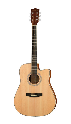 Fante BH-41SM Акустическая гитара, с вырезом, цвет натуральный