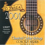 Фото:La Bella 2001L 2001 Light Tension Комплект струн для классической гитары