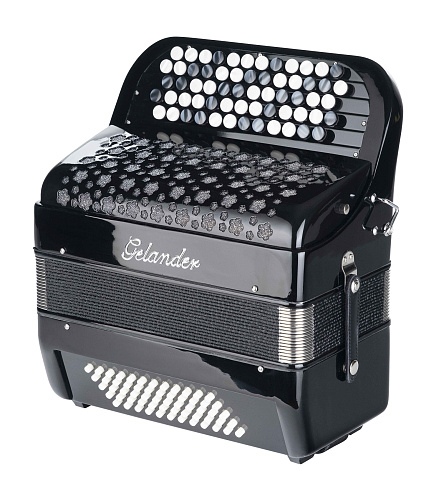 Gelander GH5060-BLACK Кнопочный аккордеон 62/60, черный