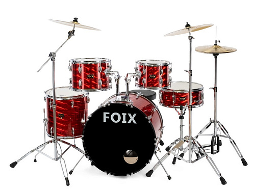Foix LH-21H21 Барабанная установка, красная