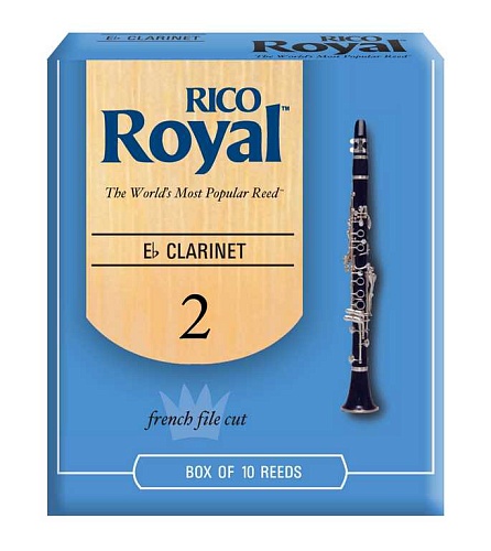 Rico RBB1020 Royal Трости для кларнета Eb, размер 2.0, 10шт