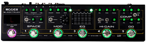 Mooer Black Truck  Мультиэффект 5-в-1, встроенный тюнер