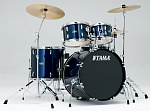 Фото:Tama SG52KH6C-DB Stagestar ударная установка из 5-ти барабанов (цвет - Dark Blue) со стойками, стулом, педалью