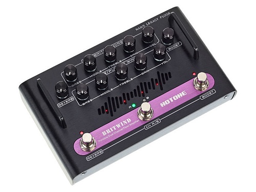 Hotone Nano Legacy Floor Britwind Напольный усилитель для гитары, 75 Вт, звучание VOX AC30 + Marshall 1959SLP