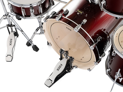 Foix DF-21L07 Барабанная установка, красная