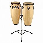 Фото:Meinl HC888NT Headliner Series Конги 10 и 11", на стойке, цвет натуральный