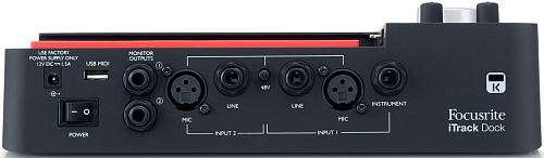 FOCUSRITE iTrack Dock Настольный аудиоинтерфейс для записи на iPad