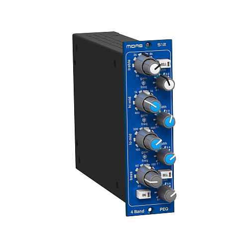 Midas PARAMETRIC EQUALISER 512 V2 Модуль четырехполосного полнопараметрического эквалайзера