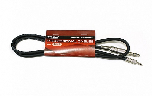 Yerasov 10-1m Кабель акустический, 1м, 6.3-3.5мм