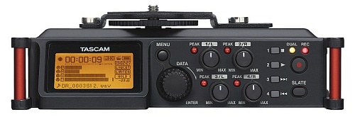 Tascam DR-70D 4-канальный портативный аудиорекордер для DSLR камер