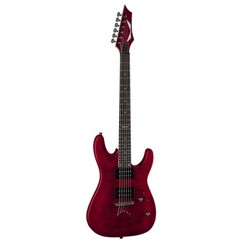 Dean C350 TRD  электрогитара, тип «Ibanez», цвет прозрачный красный