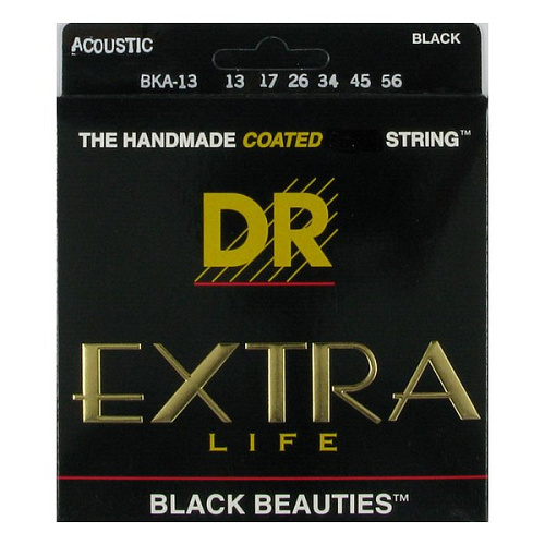 DR BKA-13 Extra Life Комплект струн для акустической гитары
