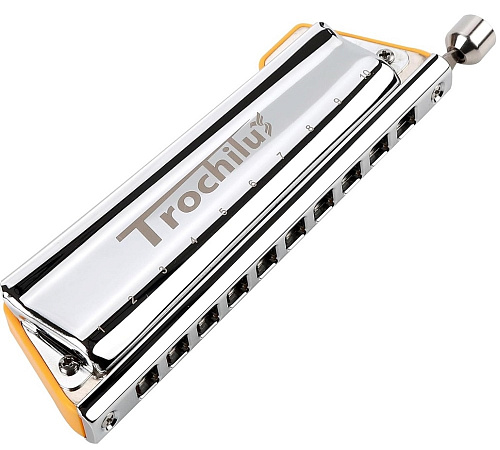 JDR Trochilus-Yellow Solo Губная гармошка, тональность С, хроматическая, желтая