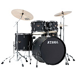 Фото:Tama IP52KH6NB-BOB ImperialStar Ударная установка из 5-ти барабанов, цвет черный матовый