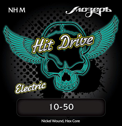 Мозеръ NH-M Medium Hit Drive Комплект струн для электрогитары 10-50