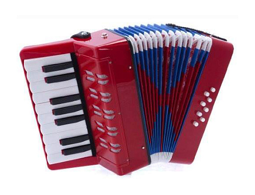 Aurus UC104-R Сувенирный аккордеон, красный