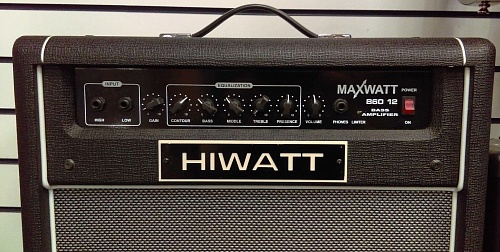 Hiwatt B60/12 Maxwatt Бас-гитарный комбоусилитель, 60 Вт