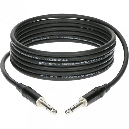 Klotz B4PP1A0200 Коммутационный кабель Jack 3p, 2м