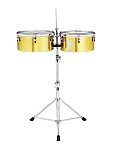 Фото:Meinl DG1415 Artist Series Diego Gale Тимбалы 14" + 15", латунь, со стойкой