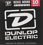 Фото:Dunlop DEN1046 Комплект струн для электрогитары, никелированные, Medium, 10-46