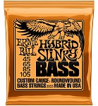 Фото:Ernie Ball 2833 Hybrid Slinky Bass Комплект струн для бас-гитары, 45-105, никель