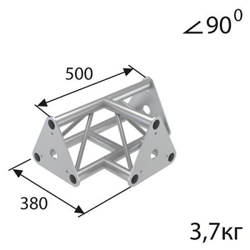 IMLIGHT T40/31-36 Стыковочный узел для 3-х ферм под 90 градусов