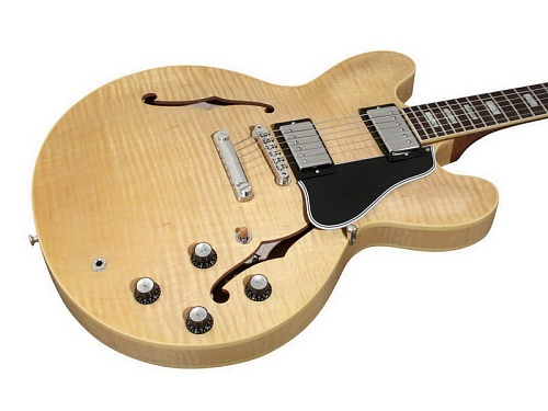GIBSON 2018 MEMPHIS ES-335 FIGURED DARK VINTAGE NATURAL Полуакустическая гитара